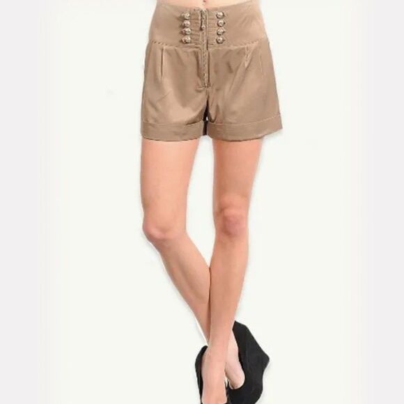 *Clearance* NaRanka Tan Shorts - Picture 1 of 2